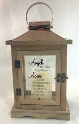 Angels Are Sent From Heaven Lantern (Brown) -A local Pittsburgh florist for flowers in Pittsburgh. PA