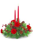 Festive Candles Centerpiece -A local Pittsburgh florist for flowers in Pittsburgh. PA