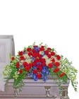 Valiant Honor Casket Spray -A local Pittsburgh florist for flowers in Pittsburgh. PA
