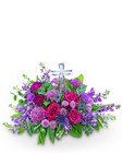 Majestic Magenta Crystal Cross -A local Pittsburgh florist for flowers in Pittsburgh. PA