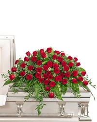 Everlasting Love Casket Spray -A local Pittsburgh florist for flowers in Pittsburgh. PA